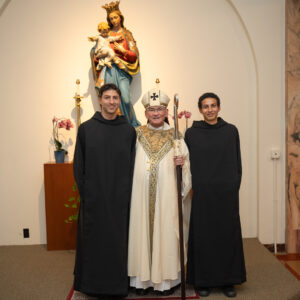 Abbot Jeremy with Br Anthony of Egypt and Br Joseph